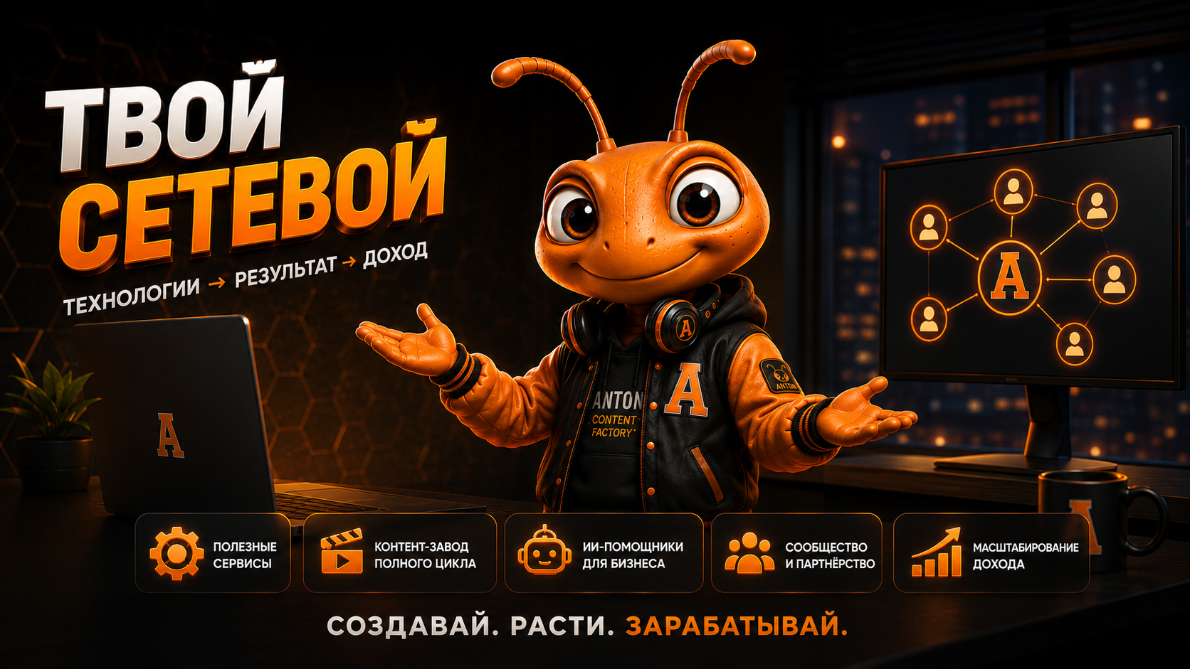 КОНТЕНТ ЗАВОД — Твой Сетевой: сообщество, партнёрство, инструменты для роста и доход